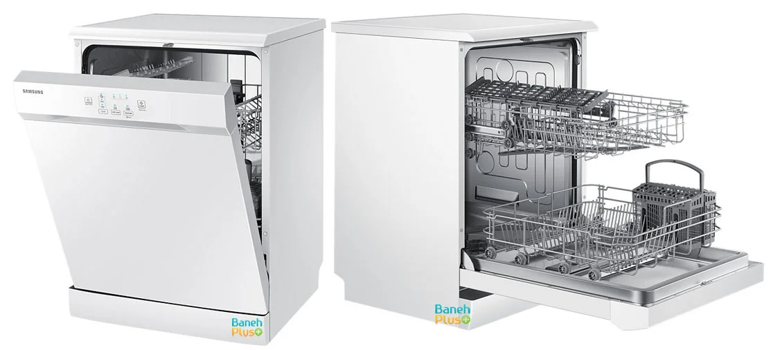 ماشین ظرفشویی 12 نفره  سفید سامسونگ مدل samsung dw60h3010fw  dw3010 freestanding dishwasher dw60h3010fw/eu