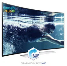  cmr تلویزیون خمیده uhd هوشمند سامسونگ مدل samsung 55hu9000 از نرخ رفرش فریم , سرعت پردازش تصویر و تکنولوژی پس زمینه برای اقدام در صحنه های دارای حرکت سریع استفاده می کند .