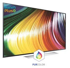 purcolor در تلویزیون خمیده uhd هوشمند سامسونگ مدل samsung 55hu9000 بر روی رنگ های اولیه و ثانویه مانند سرخابی , فیروزه ای و زرد تمرکز می کند .