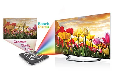 موتور xd سه گانه در تلویزیون ال ای دی " full hd " فول اچ دی 42 اینچ ال جی مدل lg 42lf560t 