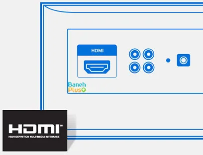 با ورودی های رابط چندرسانه‌ای اچ‌دی یا رابط چندرسانه‌ای وضوح بالا ( hdmi ) تلویزیون سامسونگ اتاق نشیمن شما را به یک مرکز سرگرمی های چند رسانه ای تبدیل خواهد کرد .