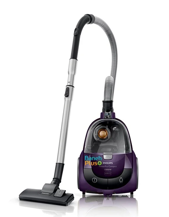 جاروبرقی 1800 وات فیلیپس مدل fc 8472  philips powerpro compact bagless vacuum cleaner fc8472/01 1800w powercyclone 4 hepa 10 washable filter with powercyclone 4 technology fc8472/01