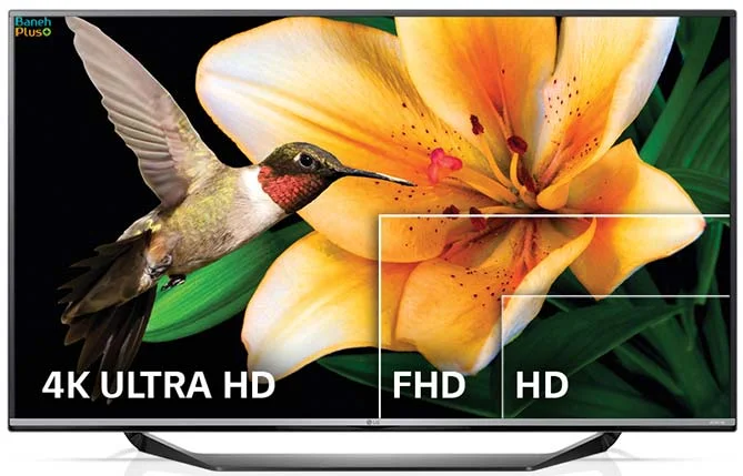 رزولوشن 4 برابر , جزئیات 4 برابر در تلویزیون ال ای دی اولترا اچ دی فورکی " ultra hd 4k " اسمارت با ( webos )  وب او اس 49 اینچ ال جی مدل lg 49uf770v 